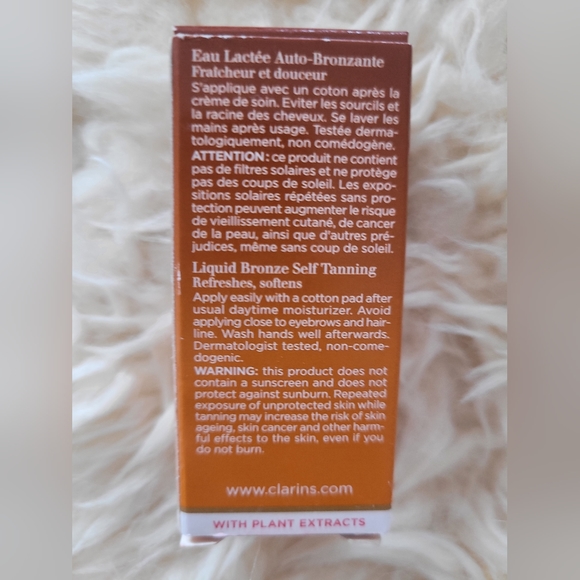 Lancome Flash Bronzer Tinted Self-Tanning Leg Gel +Clarins Liquid Bronze Tanning - Picture 5 of 5